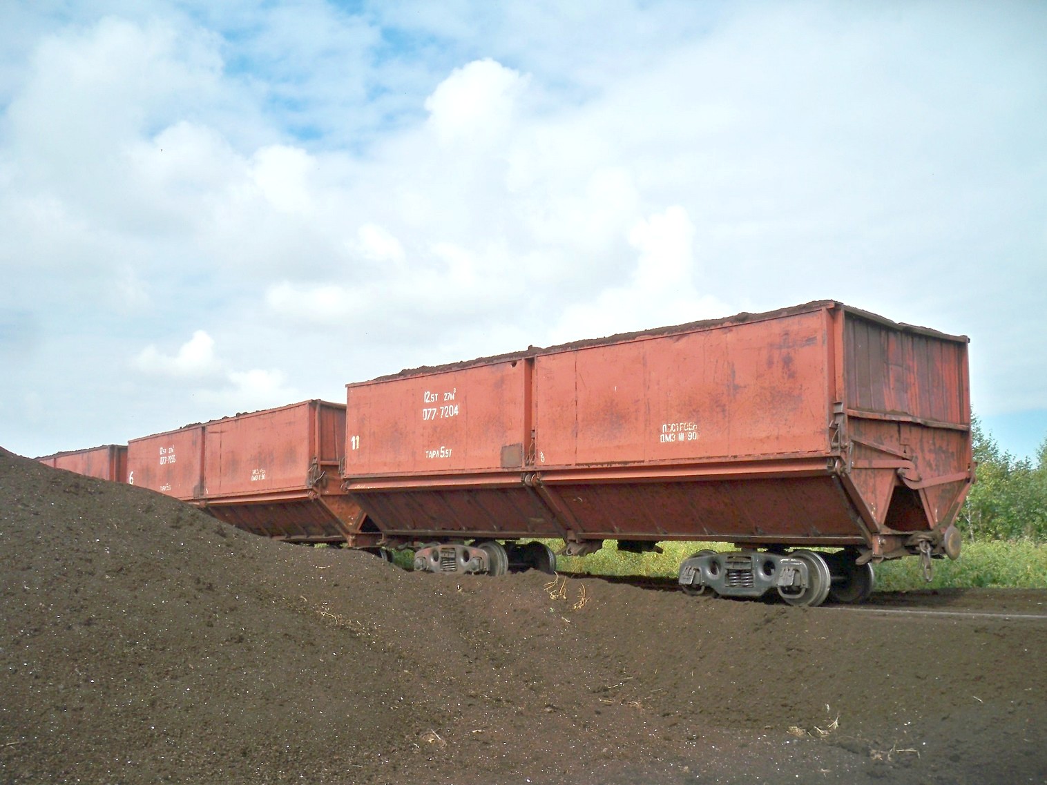 Узкоколейная железная дорога Лопатинского торфобрикетного завода
  —  фотографии, сделанные в 2013 году (часть 3)