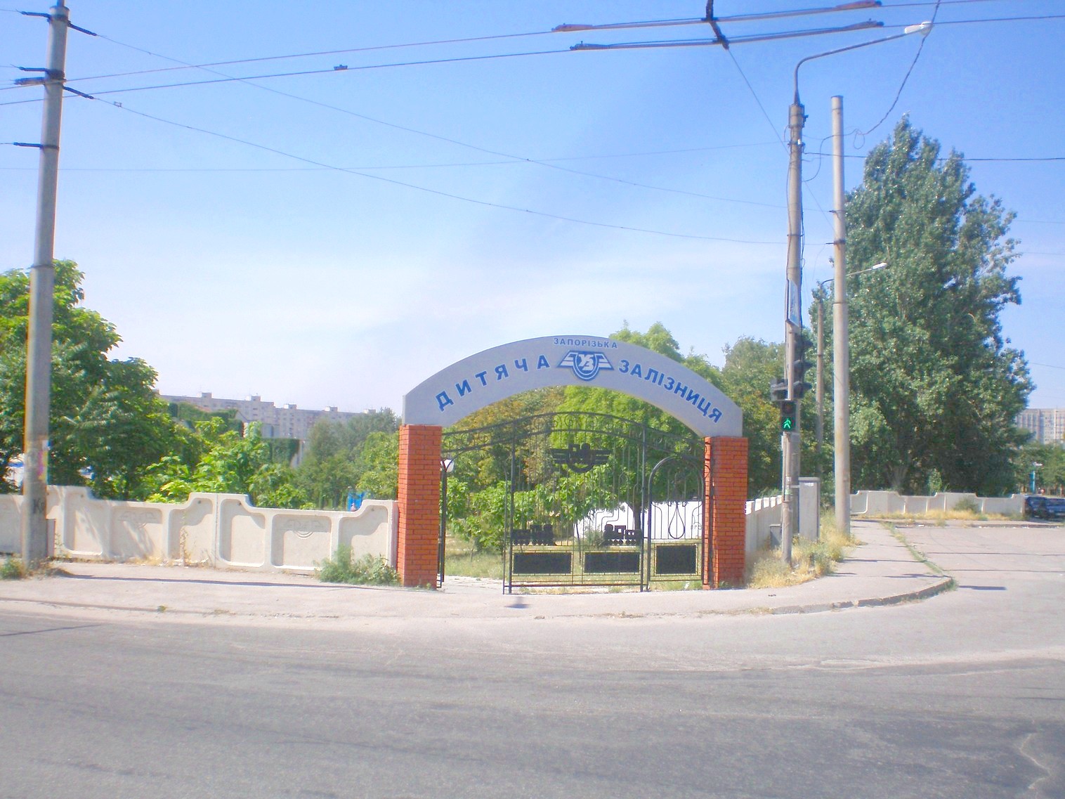 Запорожская детская железная дорога   —  фотографии, сделанные в 2009 году (часть 1)