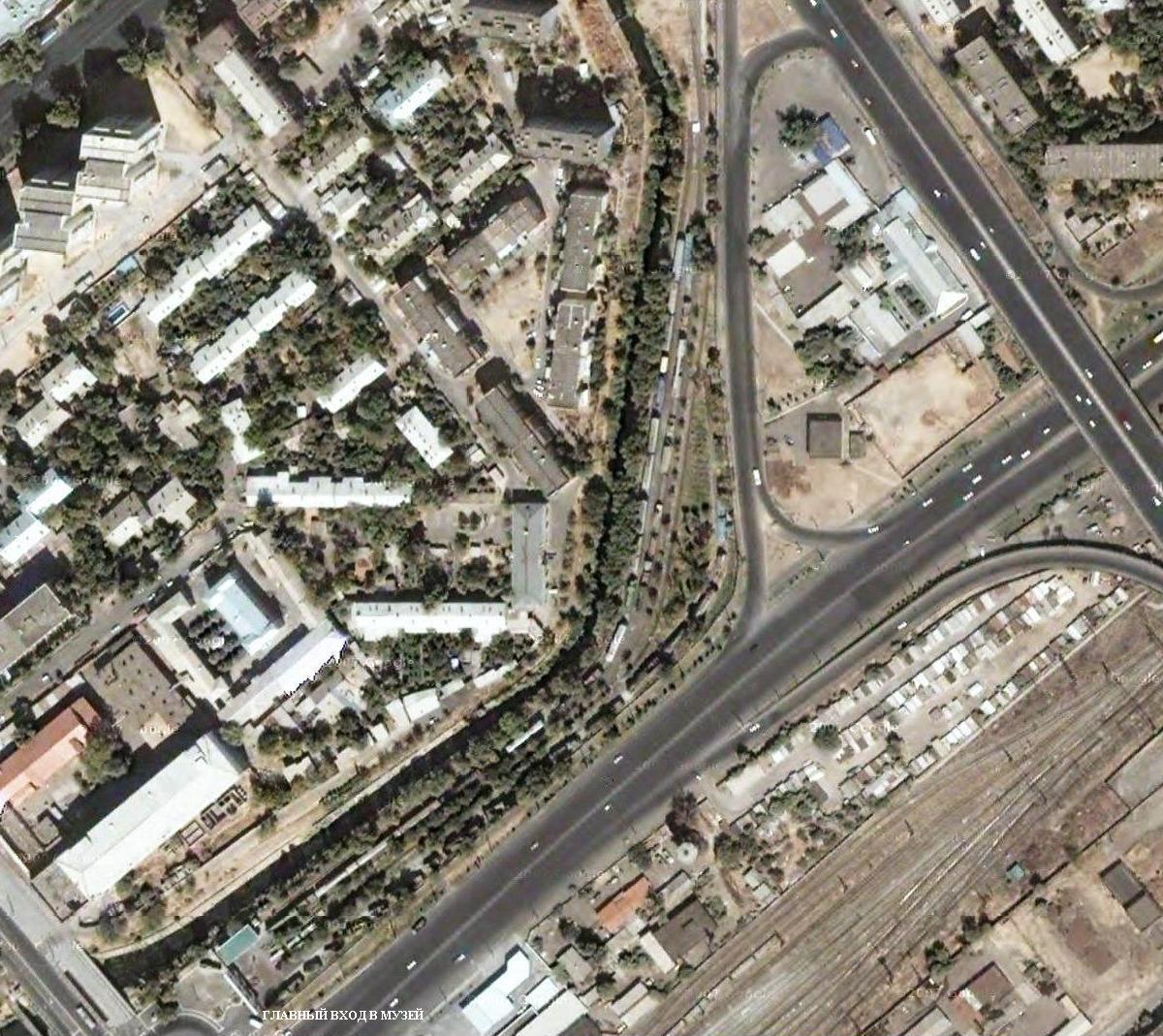 Узкоколейная  железная дорога в Ташкентском музее железнодорожного транспорта —  схемы и топографические карты