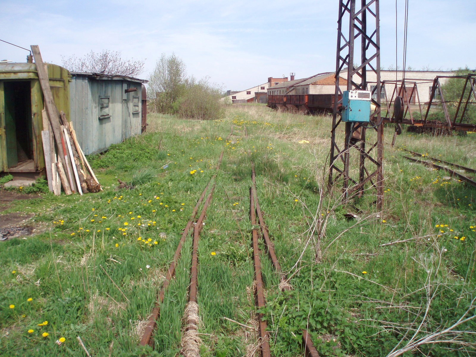 Узкоколейная железная дорога  торфопредприятия «Чистик»  —  фотографии, сделанные в 2007 году (часть 2)