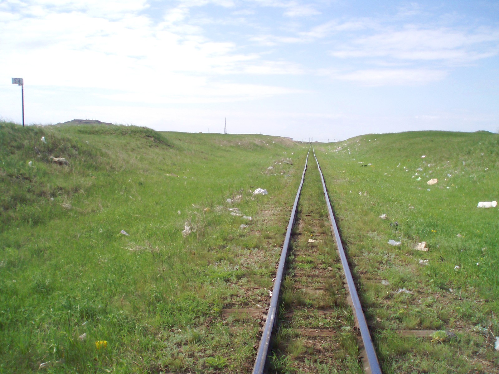 Узкоколейная железная дорога Атбасар  —  Шантобе  —  фотографии, сделанные в 2007 году (часть 6)