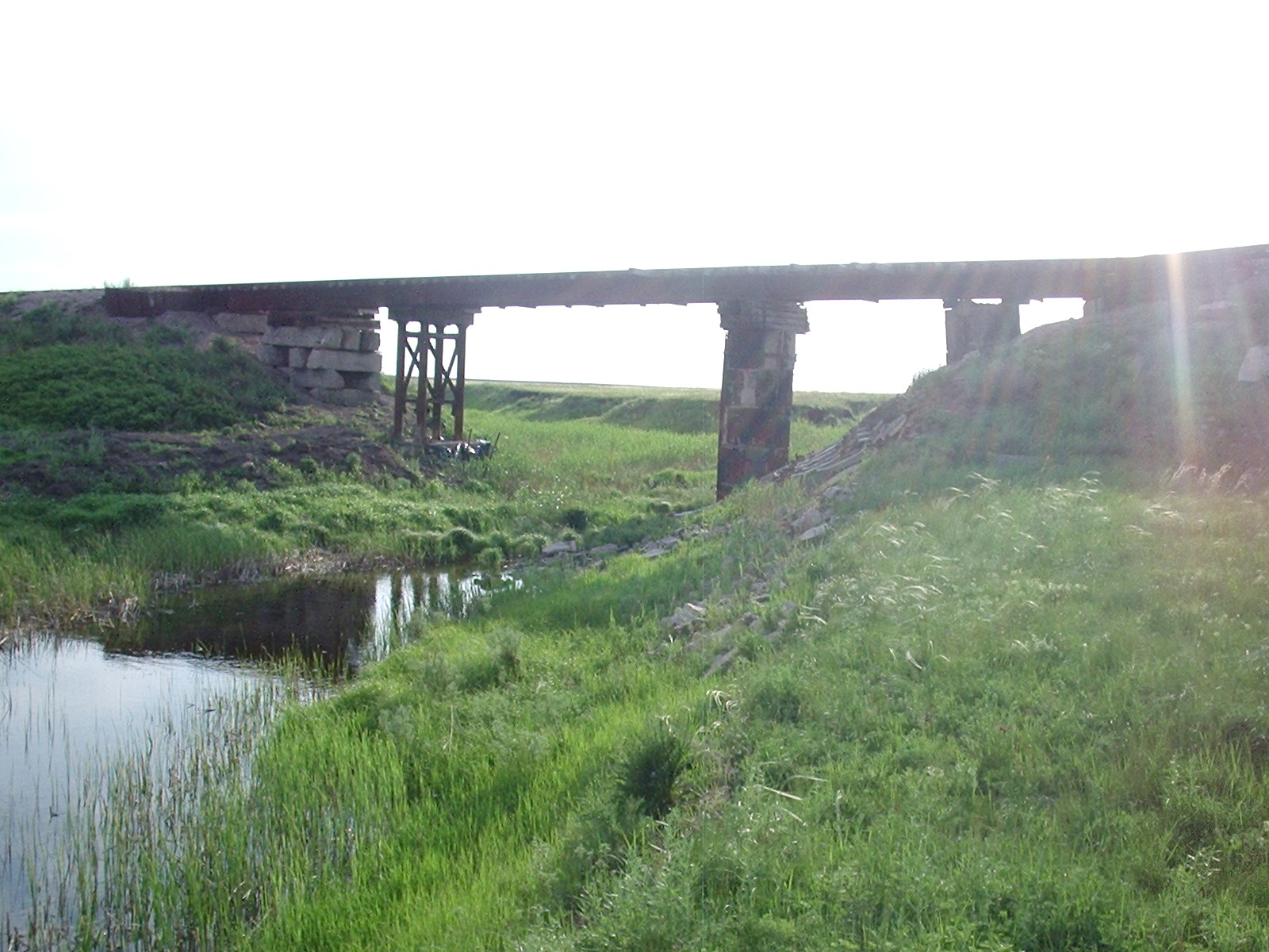 Узкоколейная железная дорога Атбасар  —  Шантобе  —  фотографии, сделанные в 2007 году (часть 28)