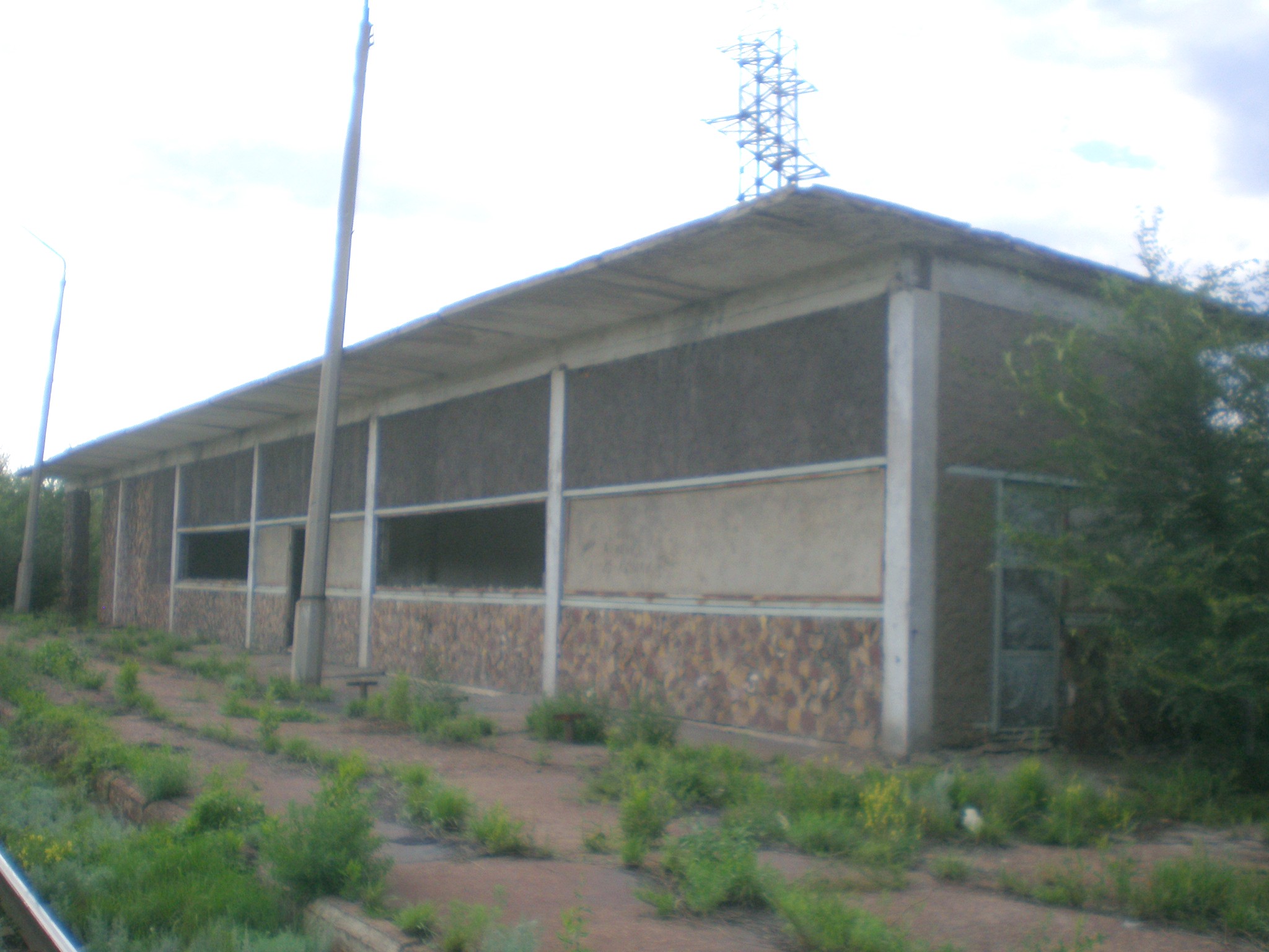 Железнодорожная линия УЖДТ Степногорского горно-химического комбината  —  фотографии, сделанные в 2009 году (часть 16)