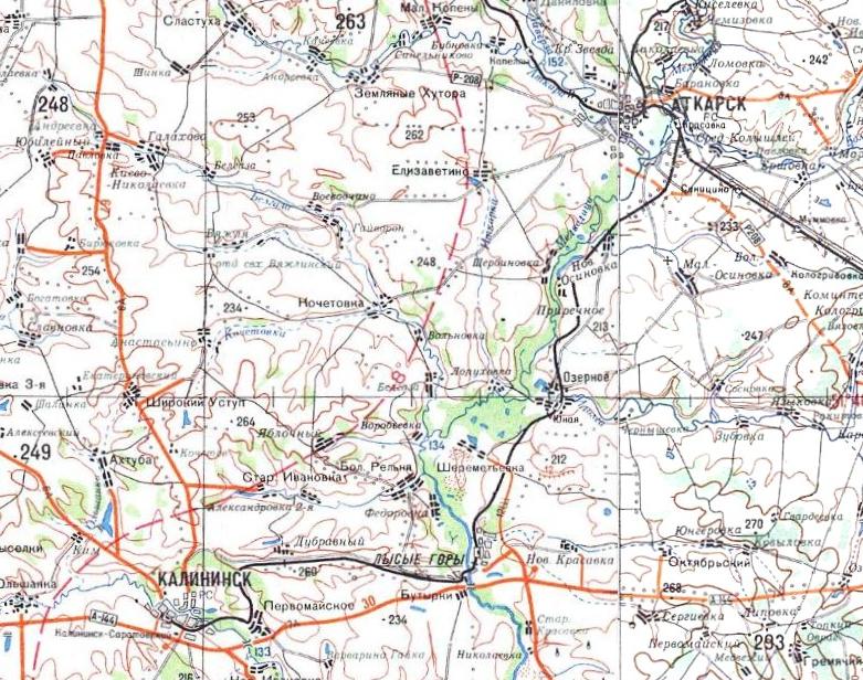 Железнодорожная линия Красавка — Калининск