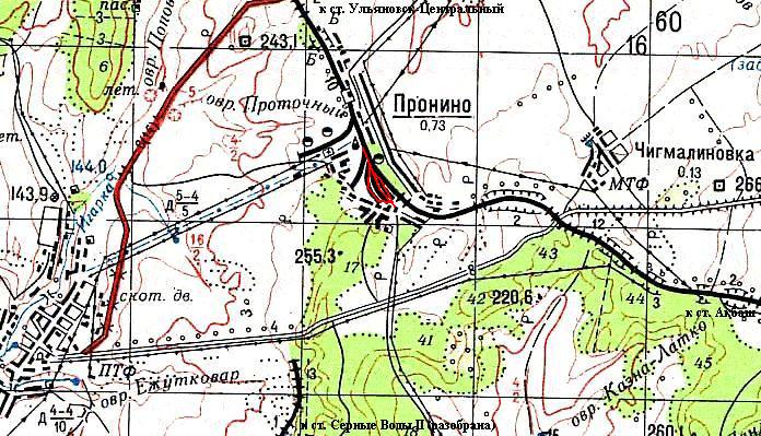 Узкоколейная железная дорога Пронинского шпалопропиточного завода