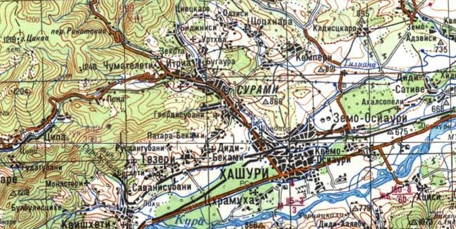 Железнодорожная линия  Хашури — Сурами