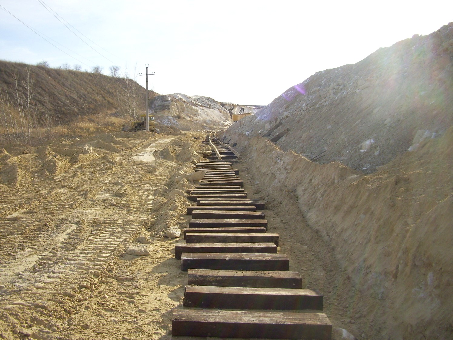 Узкоколейная железная дорога Чапаевского силикатного завода — фотографии, сделанные в 2009 году (часть 3)