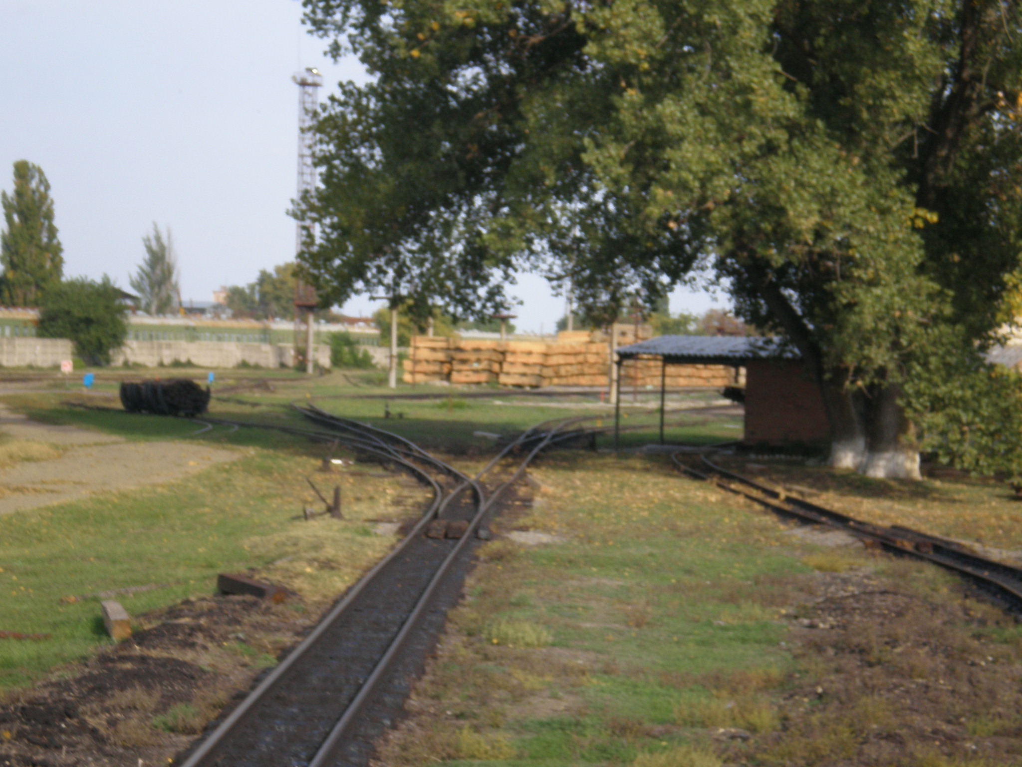 Узкоколейная железная дорога Тихорецкого шпалопропиточного завода  — фотографии, сделанные в 2007 году (часть 6)