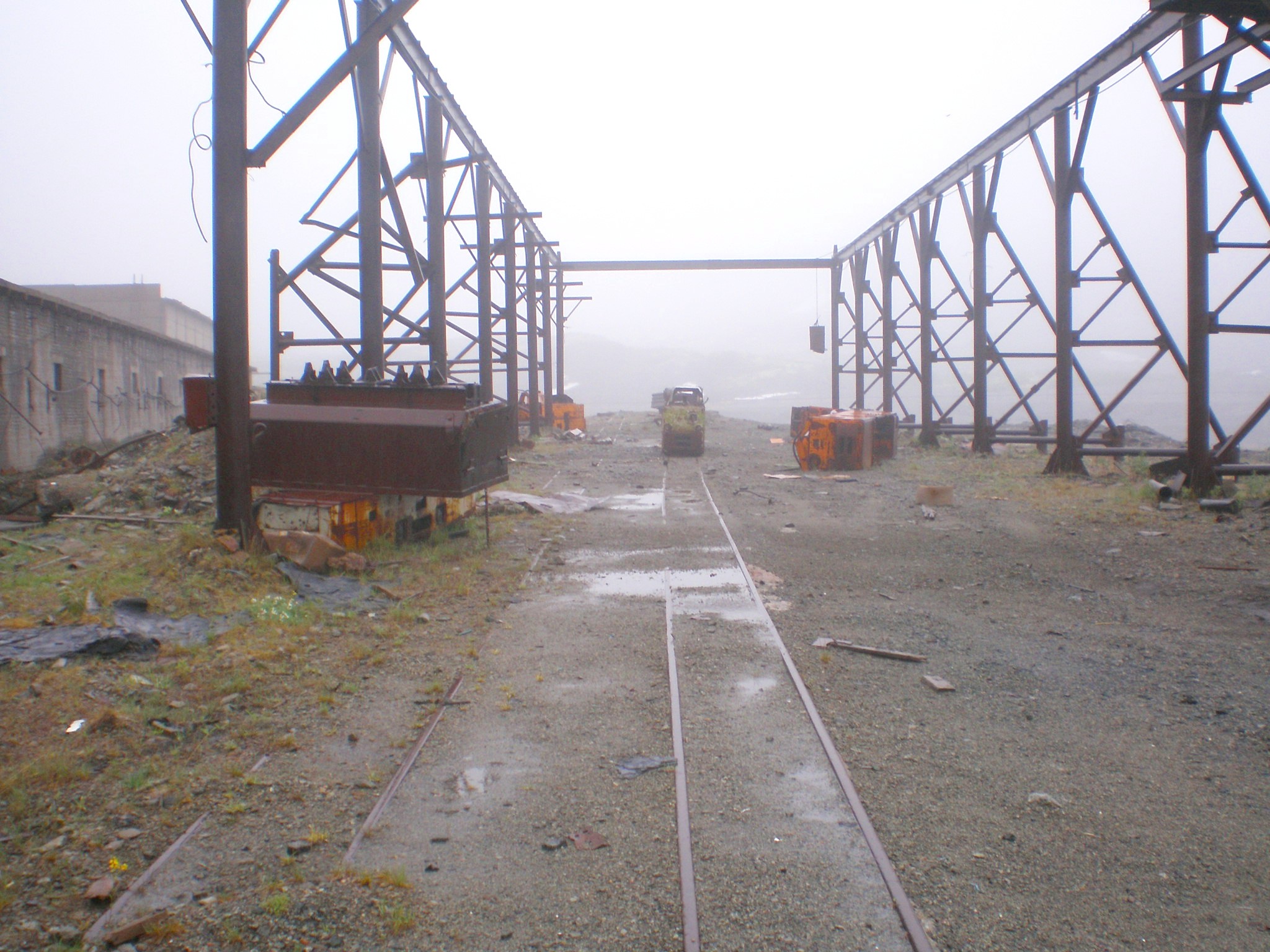 Узкоколейная железная дорога на Карнасуртском руднике  — фотографии, сделанные в 2008 году (часть 1)