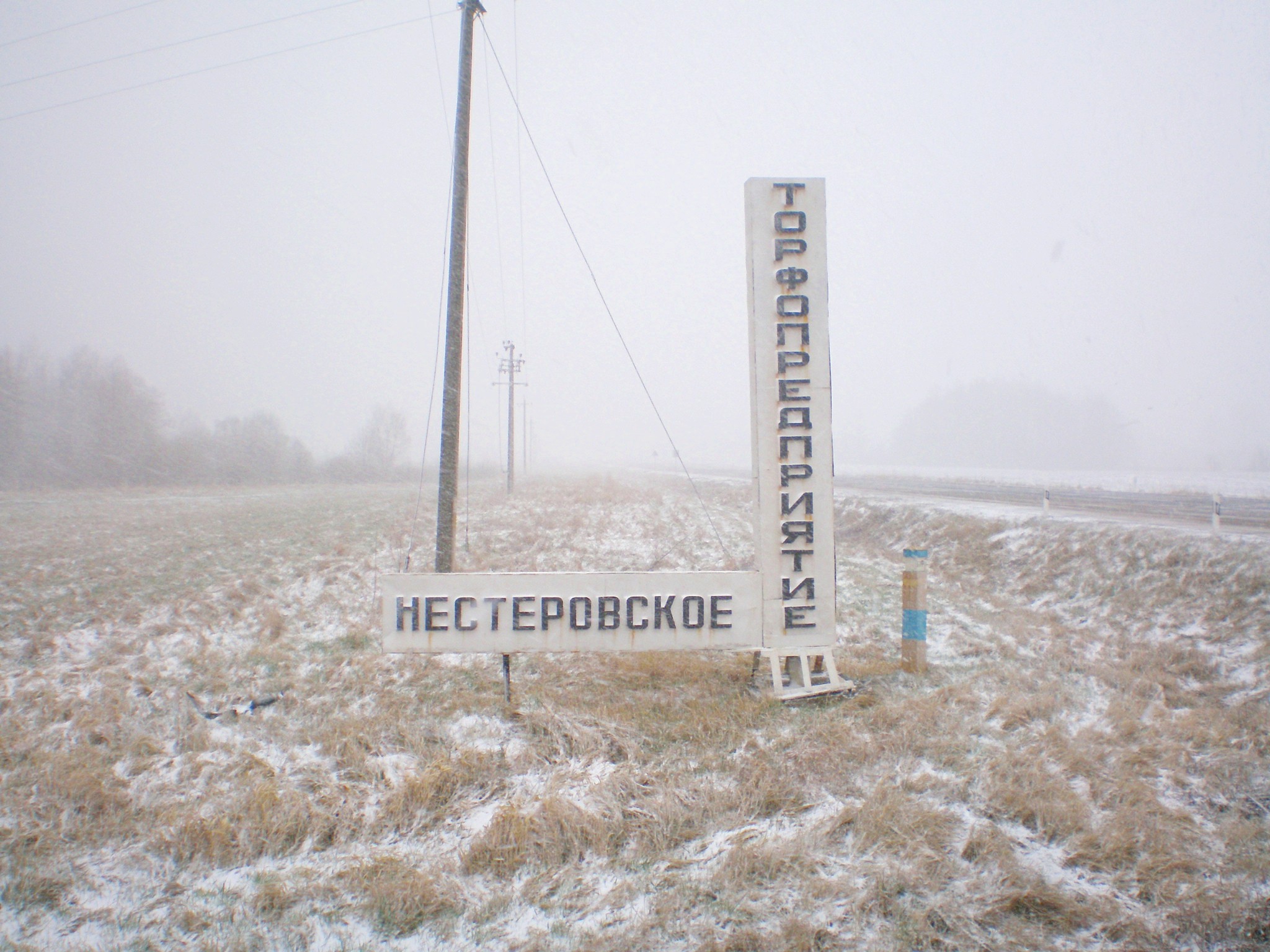 Узкоколейная железная дорога Нестеровского торфопредприятия  — фотографии, сделанные в 2008 году (часть 1)