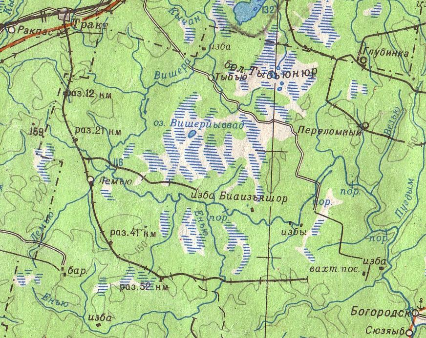 Трактовская узкоколейная железная дорога — схемы и топографические карты
