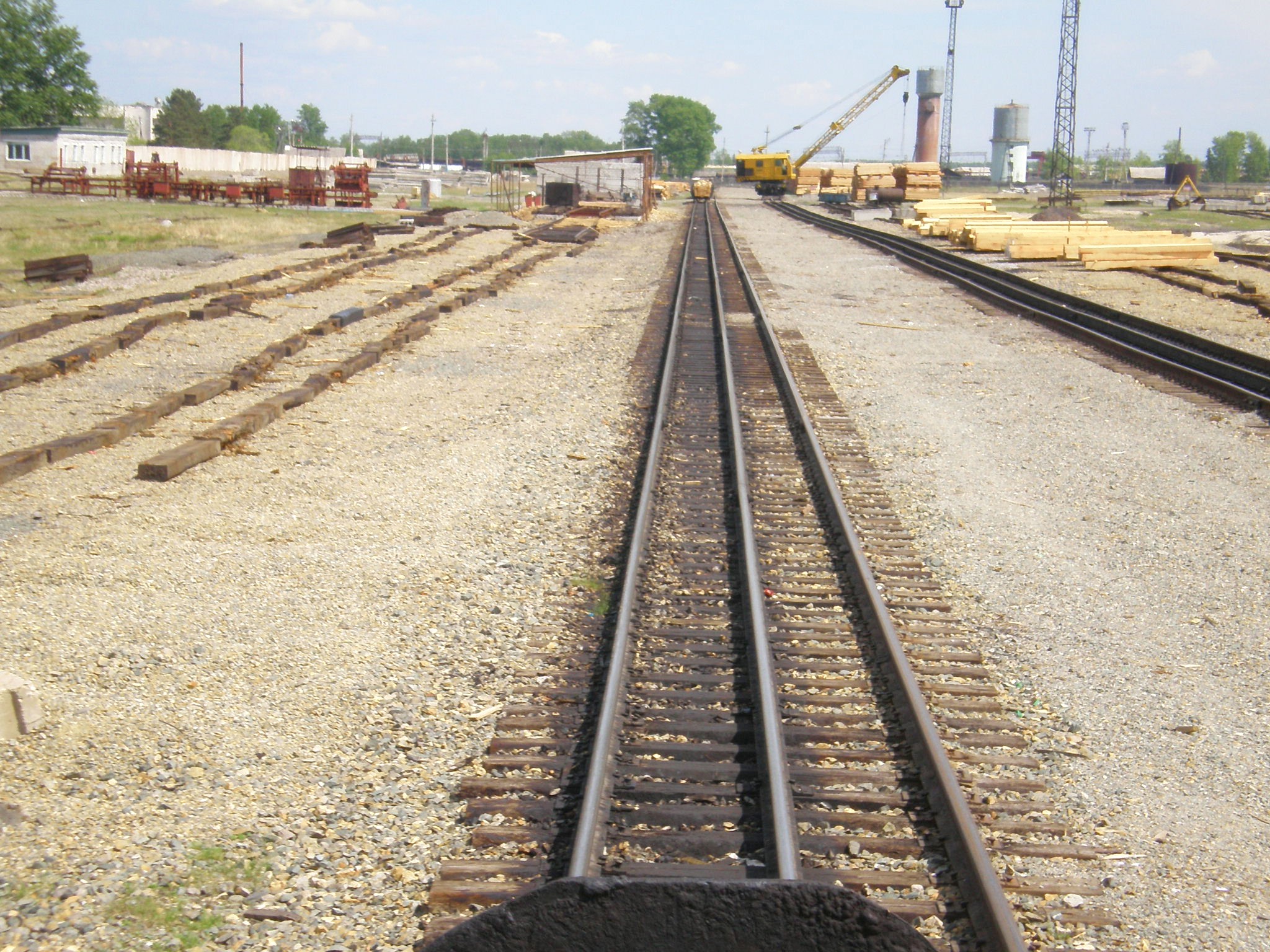 Узкоколейная железная дорога Ушумунского шпалопропиточного завода  — фотографии, сделанные в 2008 году (часть 4)