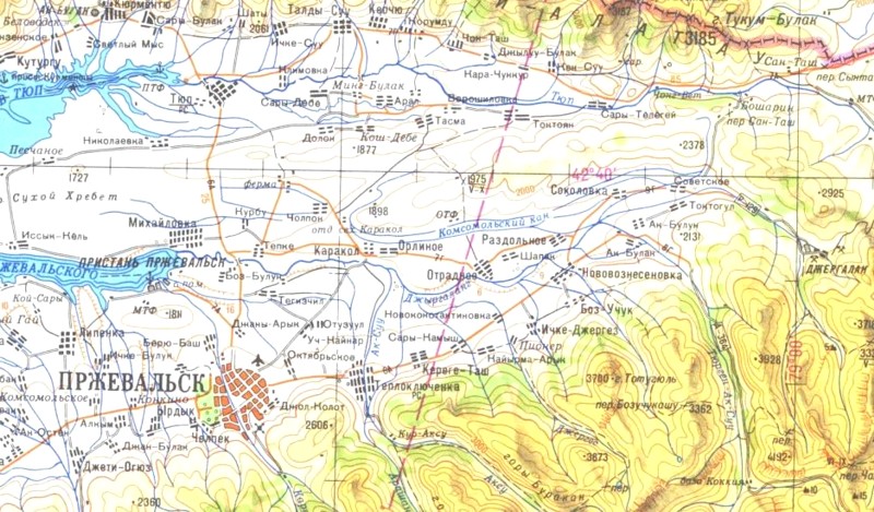Узкоколейные железные дороги Иссык-Кульской  области
